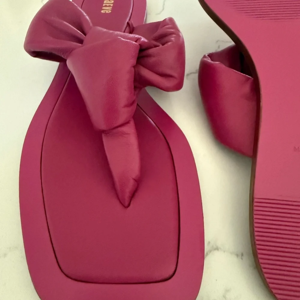 Anthropologie Maeve Puffy Knotted Sandals